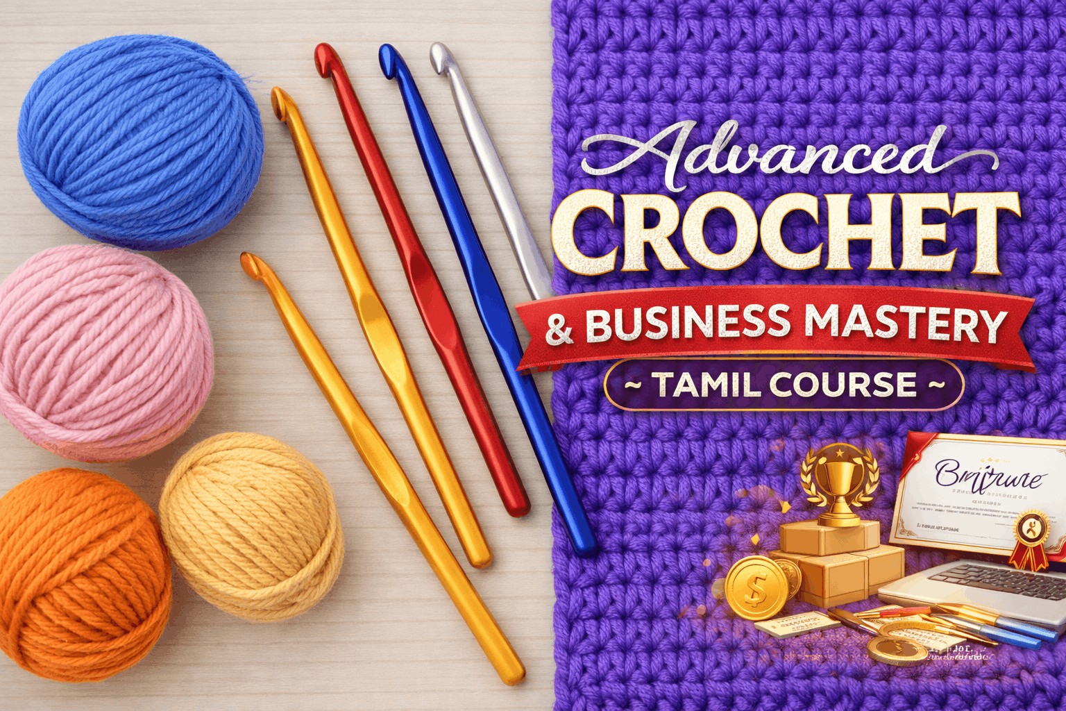 Advanced Crochet & Business Mastery Program (Hindi)