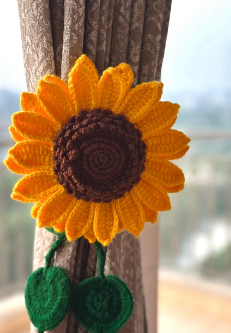 Sunflower Curtain Tie